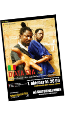 Poster Design for Diata Sya (Mali) during the Womex Around tour at Internationalt Hus, Odense