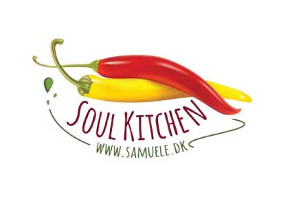 Logo and Business card design for Samuele.dk - Catering company, Mediterranean, Macrobiotic, vegetarian food